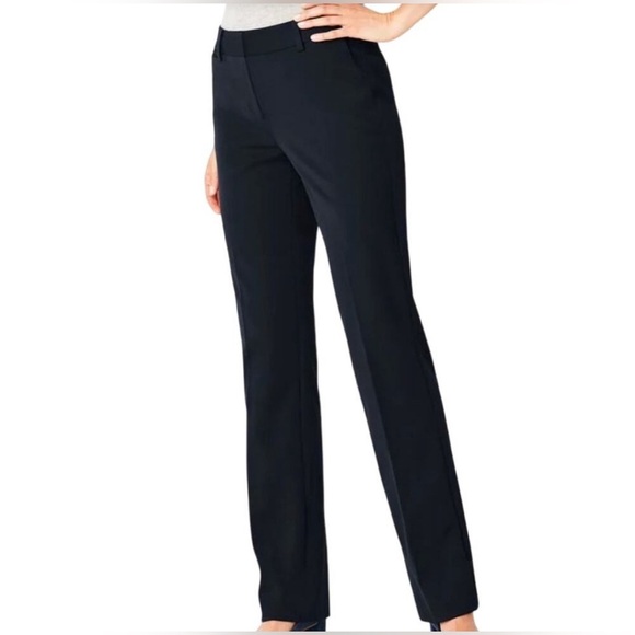 Talbots The Barely Boot Navy Pant Trousers Size 14 NWT - Picture 2 of 13
